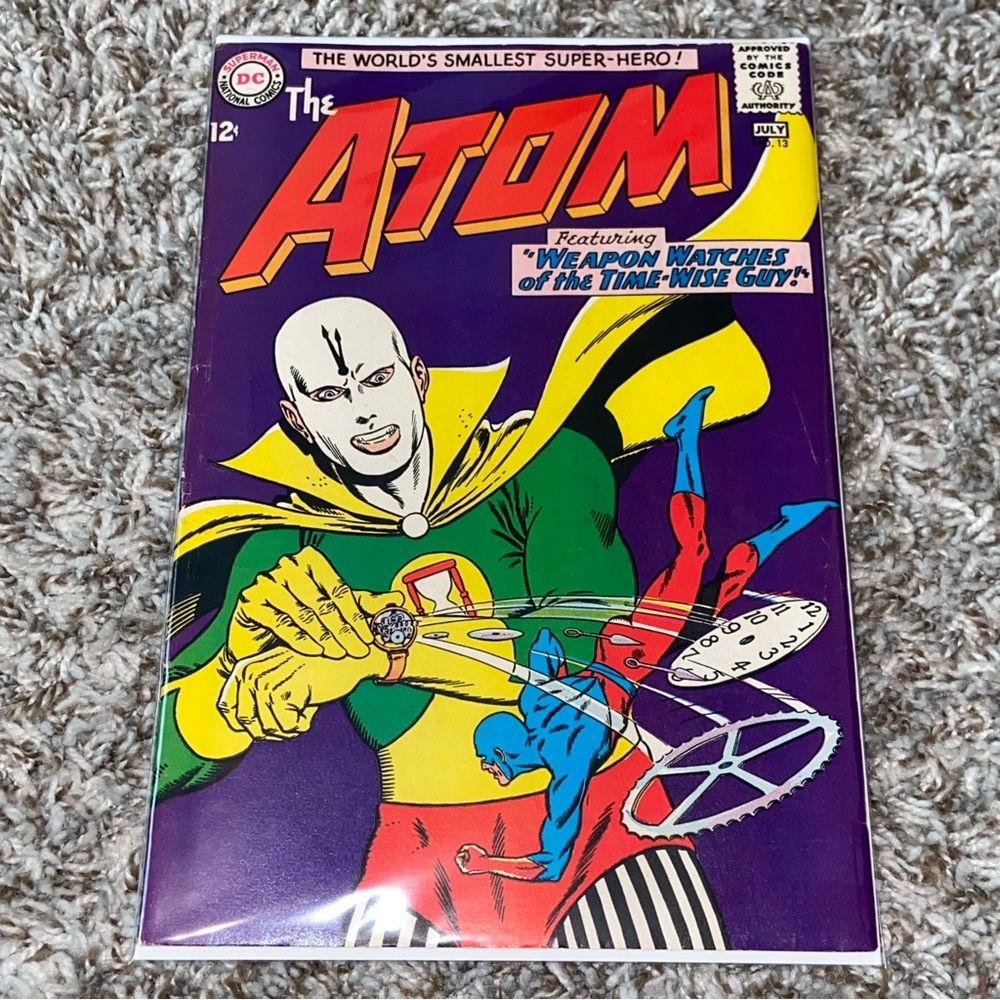 VINTAGE 1964 DC COMICS The Atom - Chronos Appearance Silver Age Comic #13
